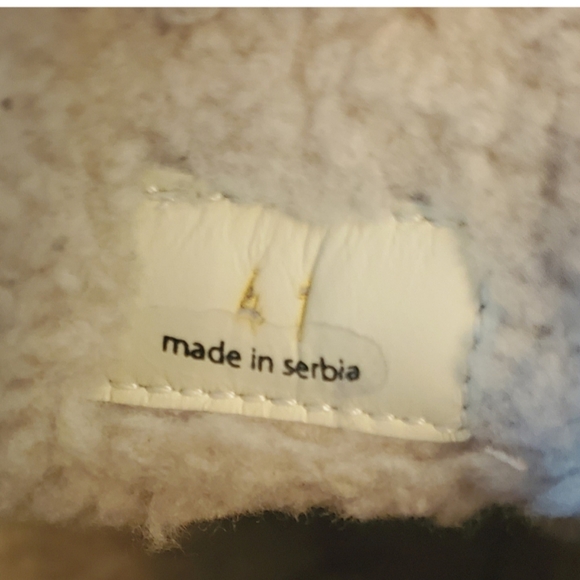 VOILE BLANCHE JULIA FUR SHEEPSKIN-LINED SNEAKERS Size 41 US 11 Gray - Picture 9 of 12